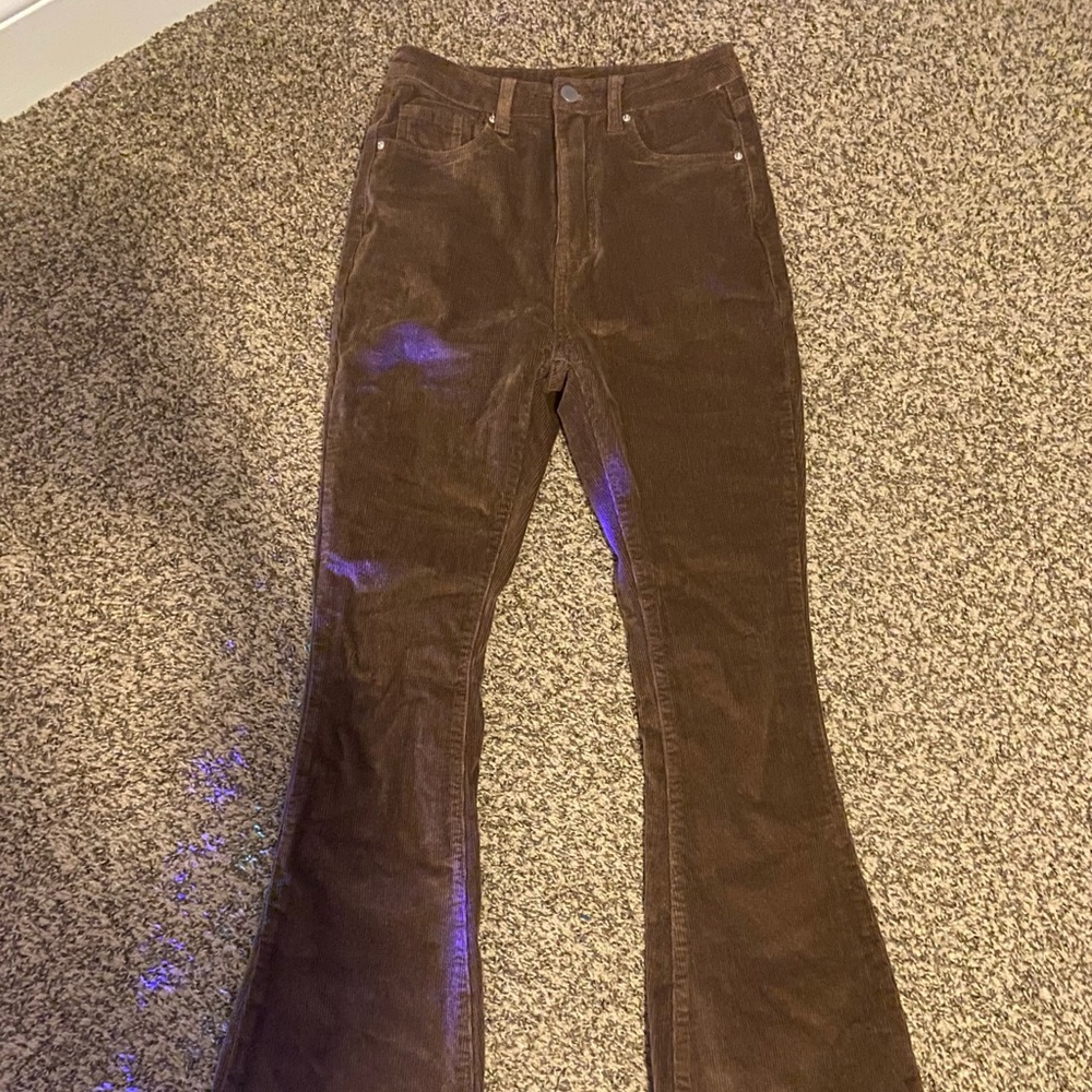 Flare pants-corduroy